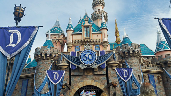 Sleeping Beautiy&apos;s castle decked out for the 60th anniversary